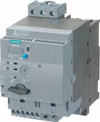 SIEMENS IEC Magnetic Motor Starter: Reversing, 3 Poles, Electronic Protection, 32 A, 24V AC/DC (MPN 3RA6250-1EB32). Key specifications — Brand: SIEMENS; Pilot Lights Included: None; Auxiliary Contacts Included: 2NO.
