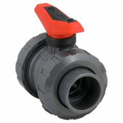 GF PIPING SYSTEMS Manual Two-Way Ball Valve: 2 in, PVC, Straight, FNPT x FNPT, Full Port Ball Port (MPN 161546347). Key specifications — Brand: GF PIPING SYSTEMS; Handle: Lever.