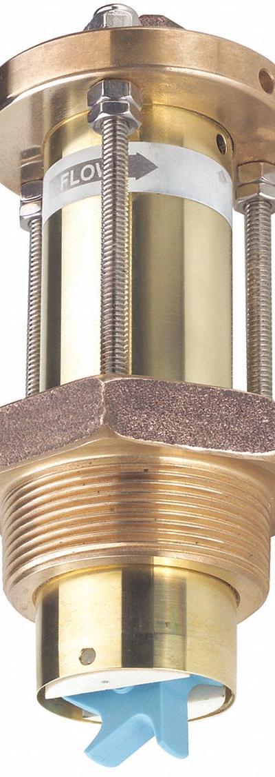 IMPELLER Electronic Flowmeter: Insertion Style Flow Sensor - Insertion-Style Paddlewheel Flowmeters w/ Remote Output for Water