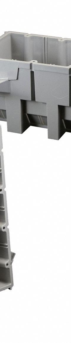 CANTEX Electrical Box: PVC, Nonmetallic Material & Nominal Size, 4 Gangs, 3 5/8 in Box Dp (MPN EZ64QN-HW). Key specifications — Brand: CANTEX; Bracket Style: Without Bracket; Clamp Style: Without Clamps.