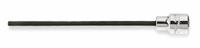 PROTO Socket Bit: 1/2 in Drive Size, Hex Tip, 1/4 in Tip Size, 4 5/8 in Overall Lg, Fixed Insert (MPN J54411/4XL). Key specifications — attr1204765: Fixed Insert; attr1204767: PROTO.