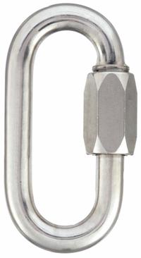 MAILLON RAPIDE Connecting Link: Quick Link, Stainless Steel, 3 1/8 in Overall Lg, 3/8 in Trade Size (MPN N-090-SS). Key specifications — Brand: MAILLON RAPIDE.