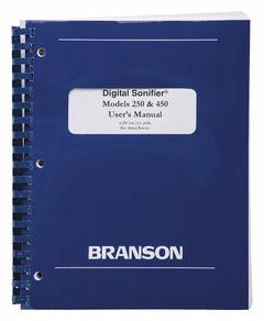 BRANSON 250/450 Digital Manual: Paper (MPN 100-214-239). Key specifications — Product Type: Digital Manual; Compatible with Manufacturer Model Number: 101-063-346R; Material: Paper; Brand: BRANSON.