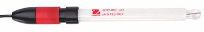 OHAUS Electrode: STPURE, pH, 0 to 13 pH, Bulb, 1.1 m Cable Lg, BNC/Cinch, Ground Glass - pH Laboratory Electrodes, Probes & Sensors