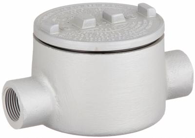 APPLETON ELECTRIC Conduit Outlet Body: Aluminum, GR, 1/2 in Trade Size, C Body - C Round Body - Straight Type