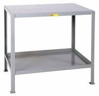 LITTLE GIANT Work Table: Fixed Ht, Steel, 48 in x 24 in, 2,000 lb Overall Load Capacity, Steel (MPN MT2448-2). Key specifications — Brand: LITTLE GIANT; Unit Type: Not Expandable or Modular.