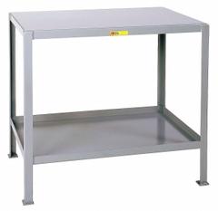 LITTLE GIANT Work Table: Fixed Ht, Steel, 48 in x 24 in, 2,000 lb Overall Load Capacity, Steel (MPN MT2448-2). Key specifications — Brand: LITTLE GIANT; Unit Type: Not Expandable or Modular.