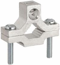 Grounding Connector: Aluminum, 1 Grounding Wires, 14 AWG to 1/0 AWG (MPN GC15A). Key specifications — Brand: BURNDY; Description/Special Features: Slotted Steel Screw; For Use With: Copper Conductor; Grounding Wire Size: 8 to 4/0 AWG STR; Material: Aluminum; Grounding Wires Connected To: 1/2 in to 1 in Pipe; Manufacturer Part Number: GC15A.