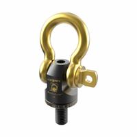 JERGENS Hoist Ring: Shackle Included, 2"-4 1/2, Max. 30,000 lb, Lifting/Pulling, Pivot/Swivel, Inch (MPN 24424). Key specifications — Brand: JERGENS; Thread Size: 2"-4-1/2; Operation: Pulling.