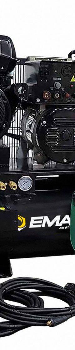 EMAX Gas Engine Air Compressor: 2 Stage, 14 hp Engine, EMAX, 19 cfm, 20 gal Air Tank, Horizontal (MPN EGES14020T). Key specifications — attr50933: EMAX; attr86530: Electric; attr50934: EMAX.