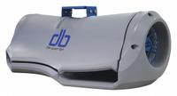 PATTERSON Mounted Fan: 2,480 cfm Airflow, 1 Speeds, 120V AC, 12 ft Max. Mounting Ht, 12 1/8 in Ht (MPN DB-A). Key specifications — Voltage: 120V AC; Number of Speeds: 1; Brand: PATTERSON; Max. Mounting Height: 12 ft.