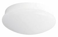 LED Flush Mount Light: 11 in Dia, White, 1,600 lm, 22 W, 4000K, Polyethylene, Acrylic Lens, 120V AC (MPN 54652141). Key specifications — Voltage: 120V AC; Includes: SPEEDMOUNT® Bracket included; Housing Material: Polyethylene; Brand: ETI; Color Temperature: 4000K; Housing Finish/Housing Color (Broad): White.