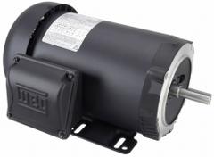 WEG General Purpose Motor: C-Face/Rigid Base Mount, Totally Enclosed Fan Cooled, 1 1/2 hp, 1,775 RPM (MPN 00158ET3E56C-S). Key specifications — Brand: WEG; Nameplate Voltage @ 60 Hz: 230/460V AC; Full Load Current @ 60 Hz: 4.04/2.02 A; Nameplate RPM @ 60 Hz: 1,775 RPM; Motor Enclosure: TEFC.