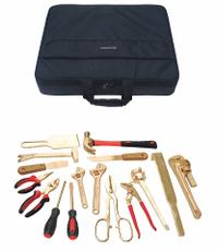WESTWARD Nonsparking Tool Kit: 16 Total Pcs, Tool Box (MPN 23X823). Key specifications — attr538283: WESTWARD; attr549034: (1) Long-Nose Pliers; attr549035: (1) Slotted Screwdriver; attr549036: None; attr549037: (1) Specialty Wrench; attr549038: (1) Pry Bar.