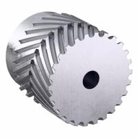 CONTINENTAL Gearbelt Pulley: Plain, 8 mm Pitch, For 50 mm Belt Wd, 26 Teeth, 1/2 in Bore Dia (MPN L-26S-MPB ALUMINUM). Key specifications — Brand: CONTINENTAL; Sub-brand: SilentSync.