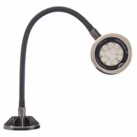 O.C. WHITE Spot Light: LED, Power Cord, Gooseneck, 18 in Arm Reach, 2,750 lm Max Brightness, 5000K (MPN LED-SD18-30-120V). Key specifications — Lighting Technology: LED; Brand: O.C. WHITE; Bulb Wattage: 18 W; Color: Black; Electrical Connection Type: Power Cord; Operating Voltage: 100 to 240V AC.