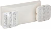 Emergency Light: LED, Damp Location Rated, 1 W Lamp Watt, 120/277V AC, 3.6 W Emergency Watt, Surface (MPN EU2C LED). Key specifications — Environmental Rating: Damp Location Rated; Sub-brand: Contractor Select; Remote Capable: No; Adjustable Lamp Heads: Yes; Brand: LITHONIA LIGHTING; Standards: UL 924, NFPA 101, NFPA 70-NEC, California Energy Commission Title 20 Section 1605.3 (W)(4), FCC and OSHA Illumination Standards.; Series: EU2C; Features: Flame-Rated.