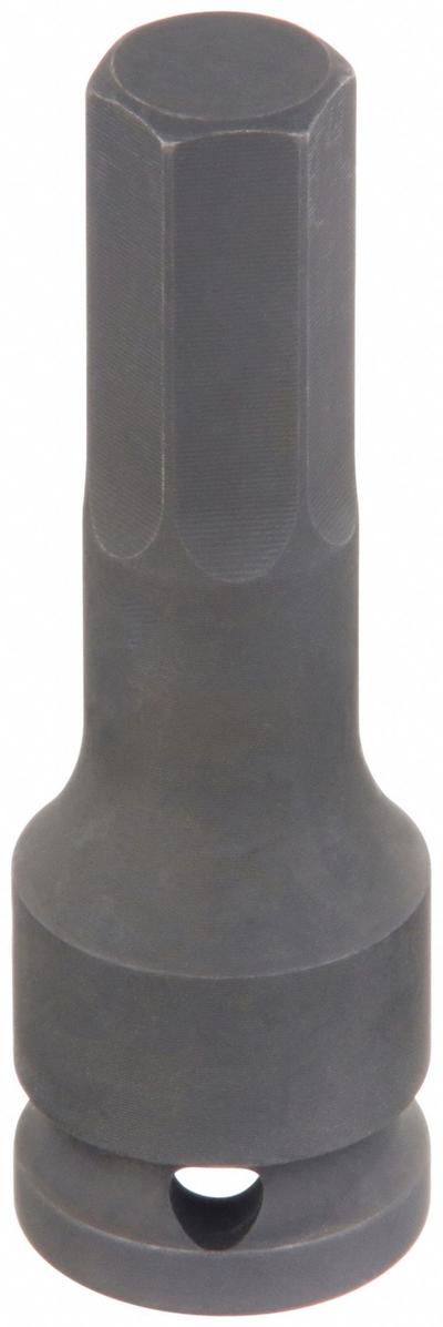 WESTWARD Impact Socket Bit : Metric, 14 mm Tip Size, 3 1/32 in Overall Lg, Fixed Insert - Hex Impact Bit Sockets
