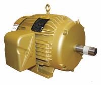 BALDOR General Purpose Motor: Rigid Base Mount, Totally Enclosed Fan Cooled, 7 1/2 hp, 3,510 RPM (MPN EM3769T). Key specifications — Brand: BALDOR; Nameplate Voltage @ 60 Hz: 208-230/460V AC; Full Load Current @ 60 Hz: 18.0/9.0 A; Nameplate RPM @ 60 Hz: 3,510 RPM; Motor Enclosure: TEFC.