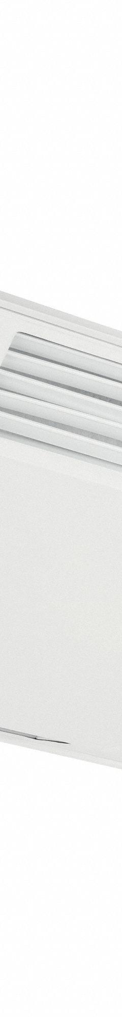 Diffuser: Ceiling, 23 in H, 23 in W, Lay-In, 6 in Duct, Steel, Side Louvered, White (MPN WLCG77506). Key specifications — Insulated: No; Adjustable Blades: Yes; Color: White; Brand: 4 WAY DIFFUSER; Mounting Location: Ceiling.