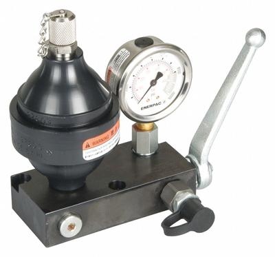 ENERPAC Diaphragm Accumulator & Control Unit: Pre-Charged (MPN ACBS22A) - Pre-Charged Diaphragm Accumulator Fixture Sets