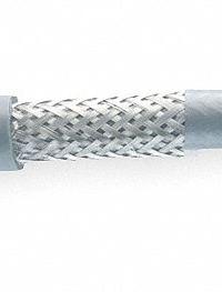CHAINFLEX Control Cable: 16 AWG Conductor Size, 4 Conductors, PVC, Order by the Foot, Gray (MPN CF140US-15-04). Key specifications — Conductor Size: 16 AWG; Minimum Bend Radius Factor - Fixed: 7.5 x OD; Minimum Bend Radius Factor - Flexible: 8 x OD; Shielding: Shielded; Brand: CHAINFLEX.