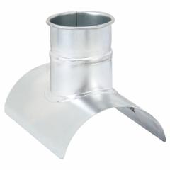 10"dia 8"L 90° GSteel Tap-In Branch: Steel, For 10 in Duct Dia, 10 in Overall Lg, 90° Angle (MPN 8040302802). Key specifications — Brand: NORDFAB.