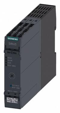 SIEMENS Compact Magnetic Motor Starter: Non-Reversing, 3 Poles, Electronic Protection, 2 A, 24V DC (MPN 3RM10021AA04). Key specifications — Brand: SIEMENS; Pilot Lights Included: LED Status Indicator; Auxiliary Contacts Included: 1NO/1NC.