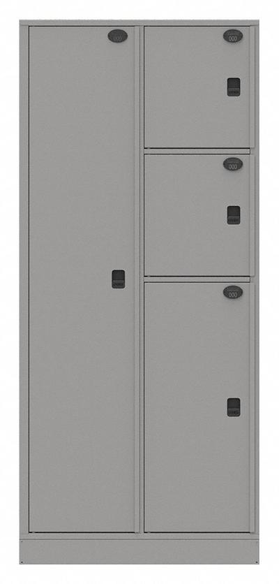 SENTINEL Law Enforcement Evidence Locker: Pass-Through Backing, Keyless Lift Latch - Pass-Through Evidence Storage Lockers