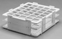 Tube Rack: 4 1/8 in Overall Wd, 1 3/4 in Overall Ht, 5 in Overall Lg, Polypropylene, White, Benchtop (MPN F18514-0016). Key specifications — Material: Polypropylene; Mounting Location: Benchtop; Color: White; Product Type: Test Tube Rack; Total Holding Capacity: (30) Places; Brand: SP SCIENCEWARE.