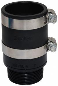ZOELLER Check Valve: Swing, Inline Valve Body, 1 1/2 in Pipe Size, For Water Media, PVC, FNPT x MNPT (MPN 30-0258). Key specifications — Brand: ZOELLER.