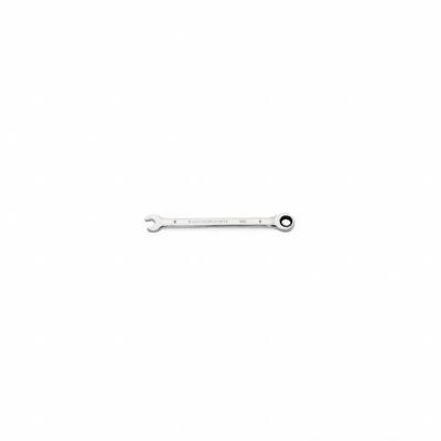 GEARWRENCH Combination Ratcheting Wrench: Alloy Steel, Full Polish Chrome, 9 mm Head Size - SAE 12-Point Ratcheting Combination Wrenches