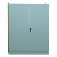 HAMMOND Enclosure: Steel, 90 in x 72 in x 24 in, NEMA 12, Solid Cover, Hinged (MPN 1418BY24). Key specifications — Brand: HAMMOND; Closure Method: Latches; Knockouts: Not Included.