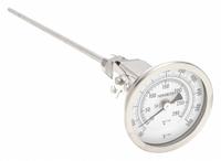 APPROVED VENDOR Dial Thermometer: 50°F to 550°F /10°C to 290°C, 12 in Stem Lg, 3 in Dial Dia (MPN 1NGA1). Key specifications — Accuracy: ±1 % @ 151 to 450 °F; Brand: APPROVED VENDOR.