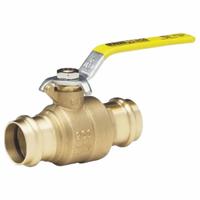 MILWAUKEE VALVE Manual Two-Way Ball Valve: 3 in, Brass, Straight, Press x Press, Full Port Ball Port (MPN BA-480B - 300). Key specifications — Brand: MILWAUKEE VALVE; Handle: Locking Lever.