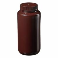 NALGENE Laboratory Bottle: HDPE, 1 L, 32 fl oz, Closure Included, Amber, 63 mm, Polypropylene (MPN 2106-0032). Key specifications — Brand: NALGENE; Graduated: No; Body Color: Amber.