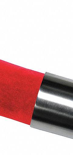 LAWRENCE METAL Barrier Rope: Red, 3 ft Overall Lg, Velour, Snap End (MPN ROPE-VELR-22-03/0-2-SNAP-1S). Key specifications — Brand: LAWRENCE METAL; End Cap Material: Metal.