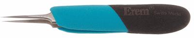 EREM Ergonomic Precision Tweezers: Stainless Steel, Point, Straight Tip - ESD-Safe Tweezers