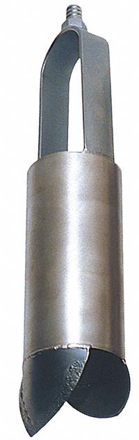 AMS Soil Auger Head: Carbon Steel Bail/Stainless Steel Cylinder, 5/8 in Connection Size, Threaded (MPN 400.09). Key specifications — Connection Type: Threaded; Brand: AMS; Product Type: Soil; Material: Stainless Steel Cylinder.