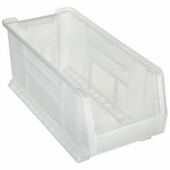 AKRO-MILS Super Size Bin: 23 7/8 in Overall Lg, 11 in x 10 in, Clear, Stacking Capable (MPN 30287SCLAR). Key specifications — Mobility: Stationary; Material: Plastic; Brand: AKRO-MILS; Stackable: Stacking Capable.