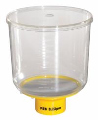 Bottle Top Filter: 0.22 um Max Particle Size, 90 mm Dia, PES, 1 L Upper Capacity, Sterile (MPN 11L841). Key specifications — Includes Stopper: No; Material: PES (Membrane); Product Type: Bottle Top Filter; Brand: LAB SAFETY SUPPLY.