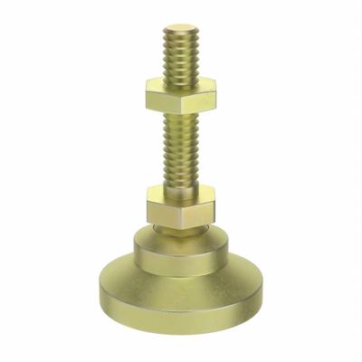 FAZTEK Leveling Feet: 10 Series/15 Series, Steel, 23 mm x 23 mm x 69.85 mm, Drop-In - Pivot Leveling Feet