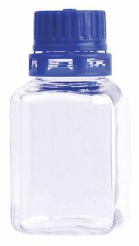 Media Bottle: PETG, 60 mL Capacity - oz, 60 mL Capacity - mL, Closure Included, Sterile, Unlined (MPN WPBGC0060S). Key specifications — Graduated: Yes; Closure Type: Tamper Evident; Body Color: Colorless; Brand: APPROVED VENDOR.