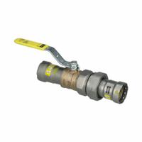 VIEGA MEGAPRESS Manual Two-Way Ball Valve: 1 in, Bronze, Straight, 125 psi Max. Pressure (CWP), PTFE (MPN 30700). Key specifications — Brand: VIEGA MEGAPRESS; Handle: Locking Lever.