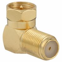 MONOPRICE Audio/Video Adapter: (1) F-Type Female x (1) F-Type Male Adapter, Gold (MPN 6775). Key specifications — Product Type: Audio/Video Adapter; Manufacturer Part Number: 6775; Color: Gold; Brand: MONOPRICE; End 1 Connection Type: F-Type Female; End 2 Connection Type: F-Type Male.