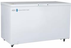AMERICAN BIOTECH SUPPLY Freezer: Chest, 15 cu ft, -25°C to -15°C, Manual Defrost Method, Swing Solid (MPN ABT-MFS-15-C). Key specifications — Defrost Method: Manual; Brand: AMERICAN BIOTECH SUPPLY.