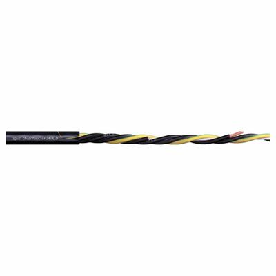 CHAINFLEX Motor Cable: 4 AWG, 4 Conductors, Order by the Foot, TPR Jacket - Continuous Flexing Power Cables
