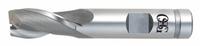 OSG Square End Mill: High Speed Steel, TiCN Coated, 2 Flute, 19/32" Mill Dia, 1-1/8" LOC, 3-1/8" OAL (MPN 5731708)