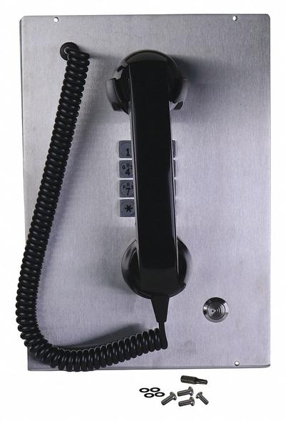 HUBBELL GAI-TRONICS Front Panel: Metal, Panels, 354-001, 354, Gray, Industrial Telephone