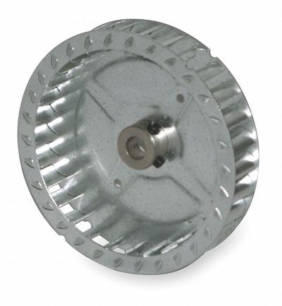 REVCOR Blower Wheel: Forward-Curved, 4 13/16 in Dia, 1 1/8 in W, CCW Closed End - Single-Inlet Forward-Curved Blower Wheels